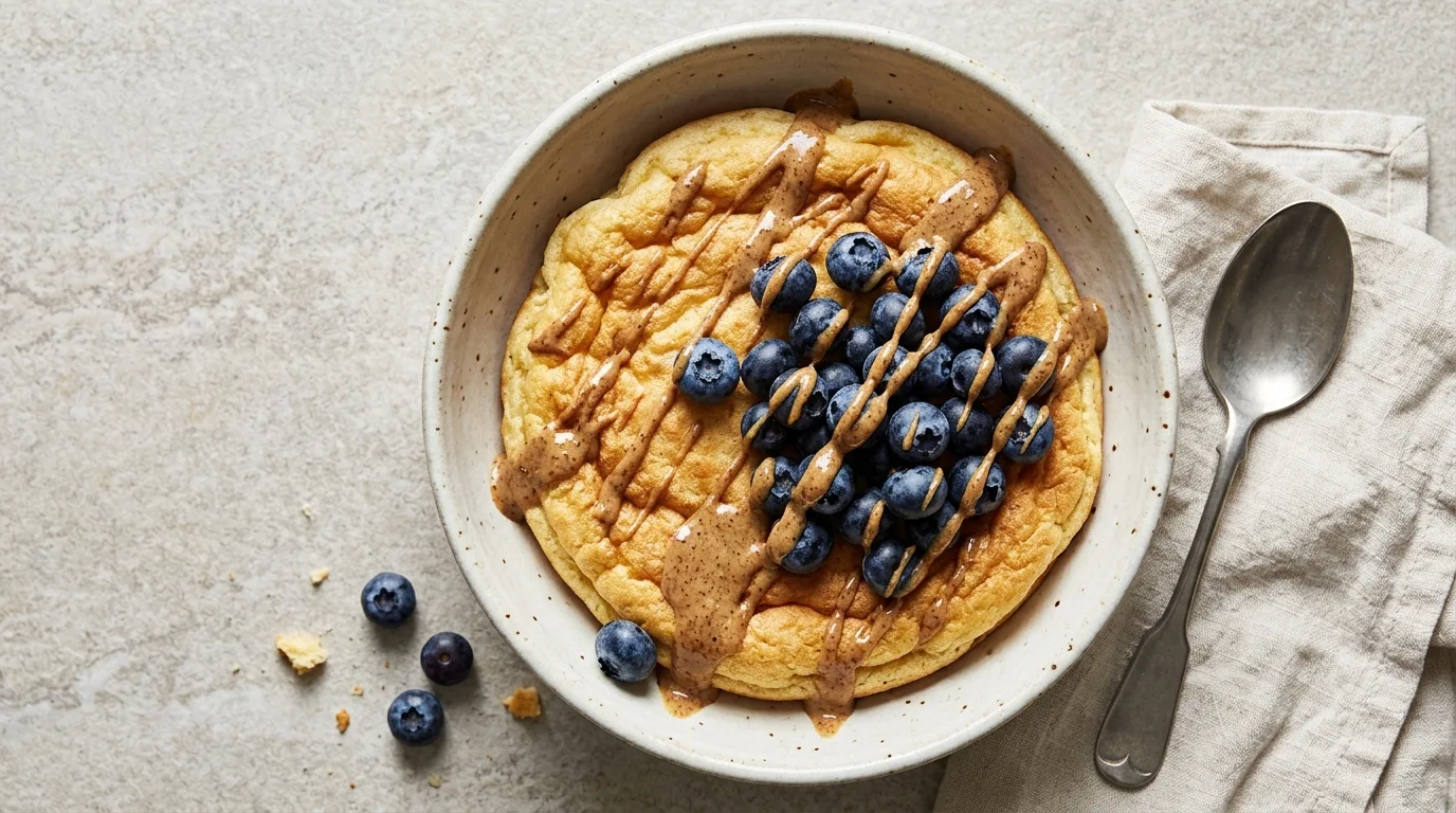 Cottage Cheese Pancake Bowl