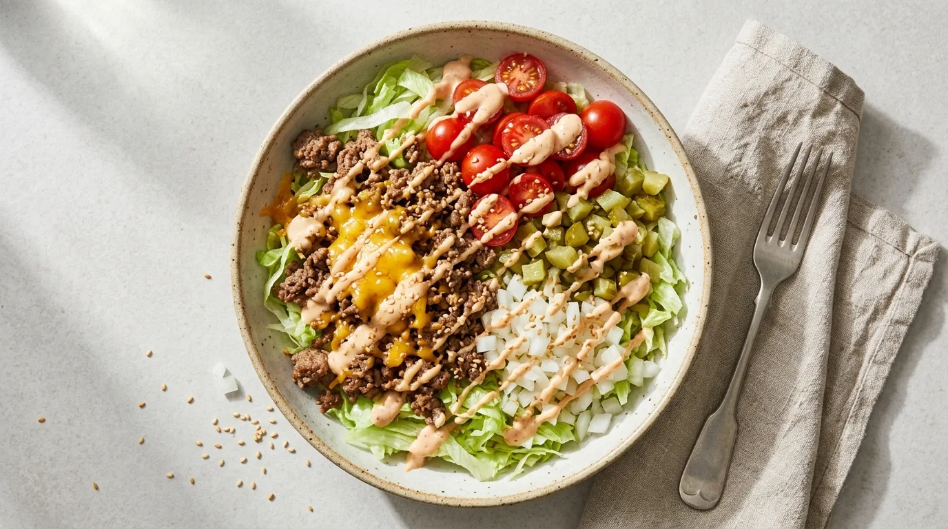 Hamburger Salad Bowl