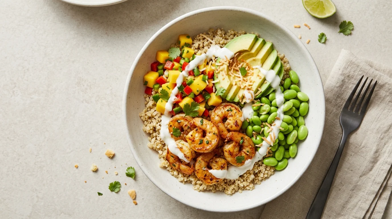 Shrimp Mango Bowl